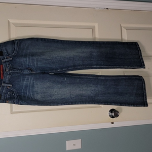 Vintage‎ Y2K LONA Faded/Distressed Flared Denim Jeans Women's 36 (32) Excellent